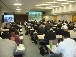 建通新聞社主催「新技術発表会2014 in 東京」でエコジオを発表しました。